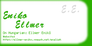 eniko ellmer business card
